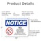Signmission No Cell Phones Bags Purses In Court, 10 in W x Rectangle, Aluminum OS-2PACK-NS-A-710-L-16033 - alternate 5
